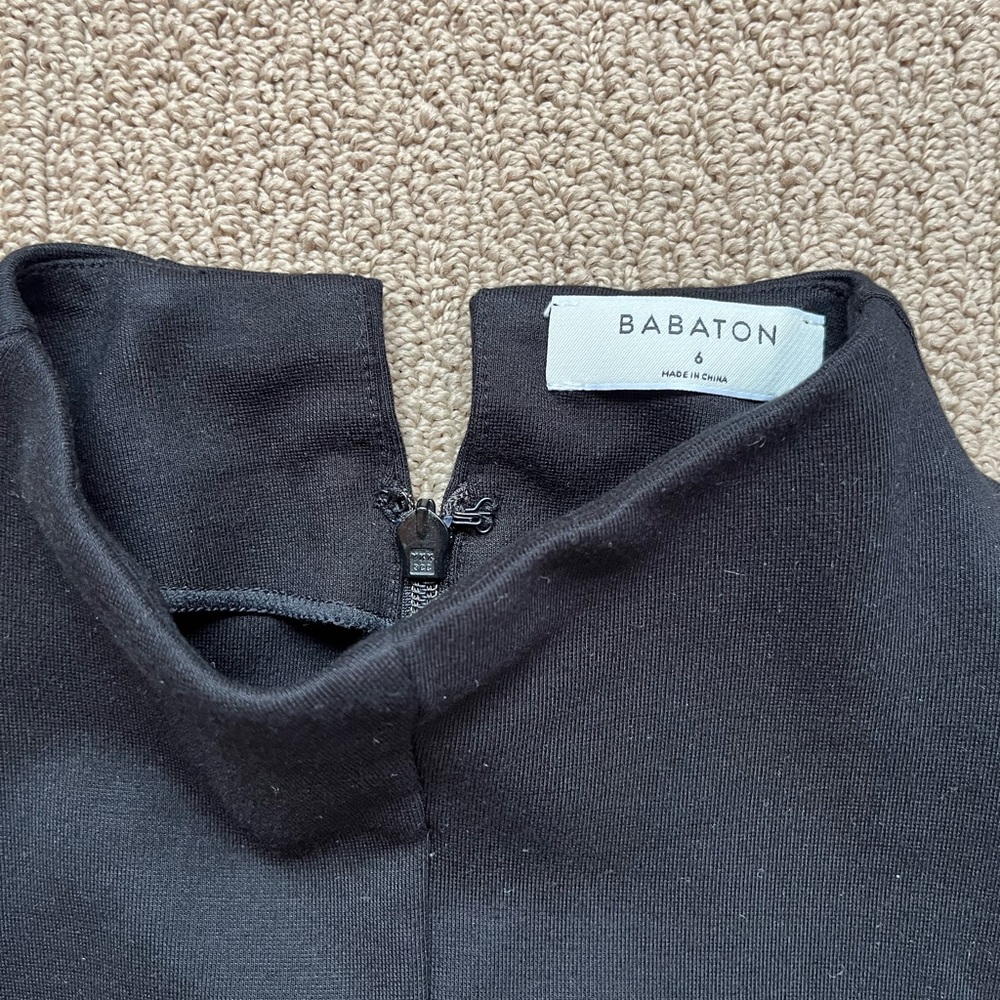 Aritzia Babaton Long Sleeve Little Black Dress - Picture 3 of 5